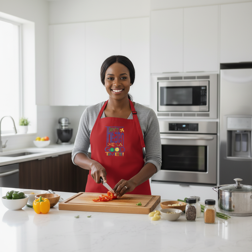Ms. Mickey's Signature Apron - Red